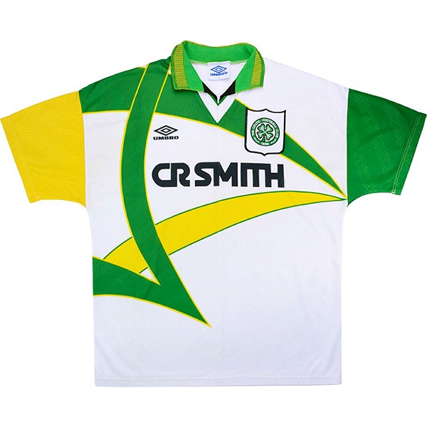 Camiseta Celtic Replica Tercera Ropa Retro 1994 1995 Blanco